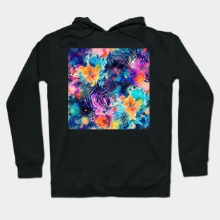 Rainbow flowers Hoodie